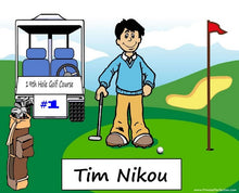 Golf, Male - NTT - Personalized Snow Globe