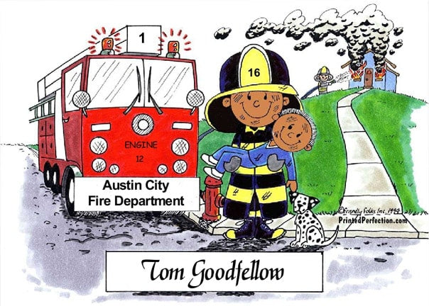 Fire Fighter, Male - Friendly Folks 