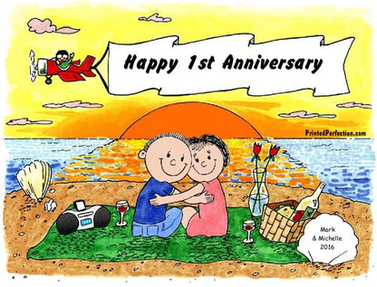Lovers on the Beach - Friendly Folks 