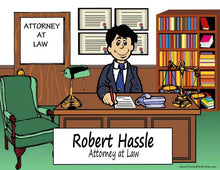 Attorney, Male - NTT - Personalized Snow Globe