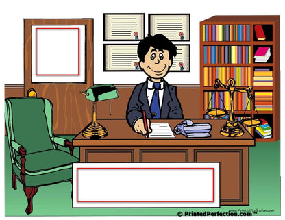 Attorney, Male - NTT - Personalized Snow Globe