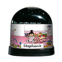 Child's Room, Girl - NTT - Personalized Snow Globe