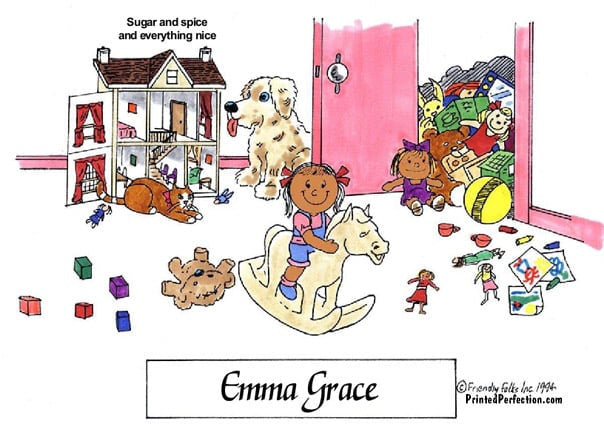 Little Girl's Room - Friendly Folks image 1