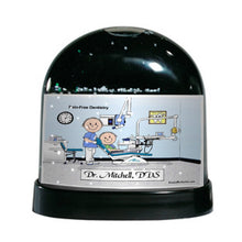Dentist, Male - Friendly Folks Personalized Snow Globe
