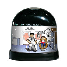 Dentist, Male- NTT - Personalized Snow Globe
