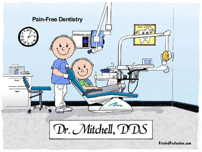 Dentist, Male - Friendly Folks Personalized Snow Globe