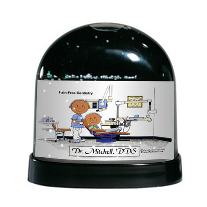 Dentist, Male - Friendly Folks Personalized Snow Globe