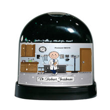Doctor, Male - Friendly Folks Personalized Snow Globe