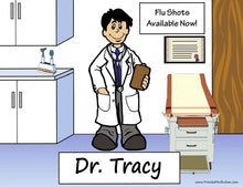 Doctor, Male - NTT Personalized Snow Globe