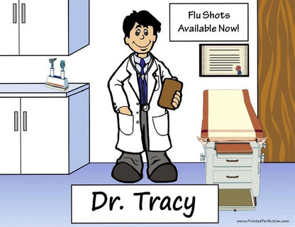 Doctor, Male - NTT Personalized Snow Globe