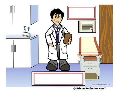 Doctor, Male - NTT Personalized Snow Globe