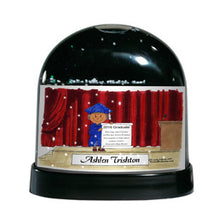 Graduation (blue gown), Female - Friendly Folks - Snow Globe