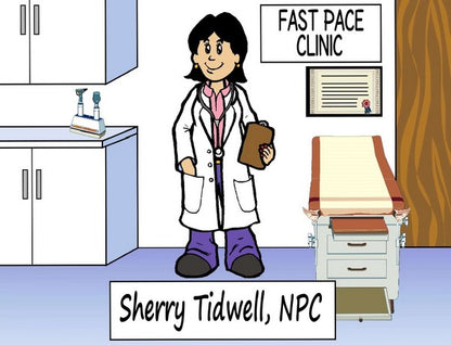 Doctor, Female - NTT Personalized Snow Globe