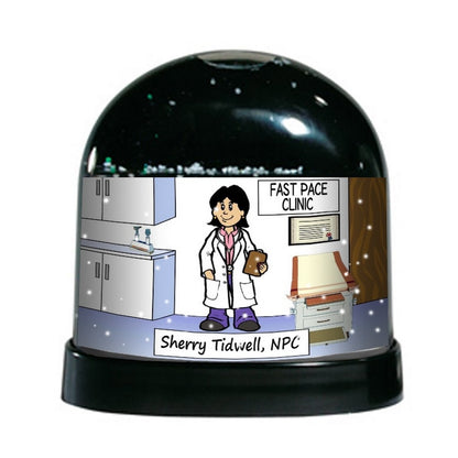 Doctor, Female - NTT Personalized Snow Globe
