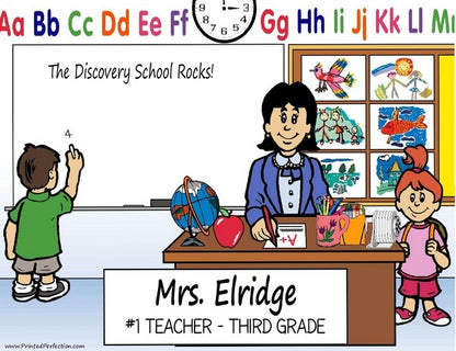 School Teacher - Elementary & Primary School, Female - NTT Personalized Snow Globe