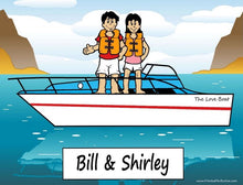 Boating, Couple - NTT Personalized Snow Globe