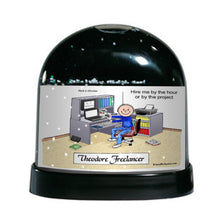 Office, Computer Lover, Male - Friendly Folks Personalized Snow Globe