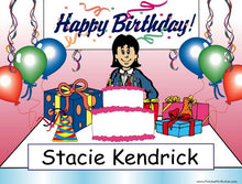 Birthday Party, Female - NTT Personalized Snow Globe