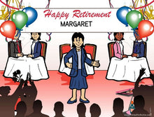 Retirement Party, Female - NTT Personalized Snow Globe
