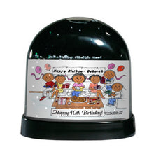 Party, Female - Friendly Folks Personalized Snow Globe