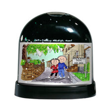 New Home, Couple - Friendly Folks Personalized Snow Globe