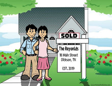 New Home, Couple - NTT Personalized Snow Globe