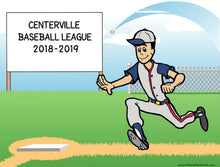Baseball Player, Male - NTT Personalized Snow Globe