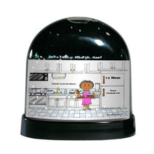 Chef with no Hat, Female - Friendly Folks Personalized Snow Globe