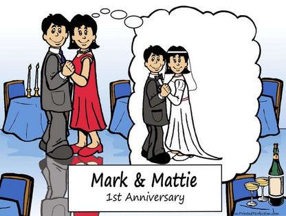 Anniversary, Couple - NTT Personalized Snow Globe