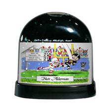 Football Player, Male - Friendly Folks Personalized Snow Globe