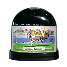 Football Player, Male - Friendly Folks Personalized Snow Globe