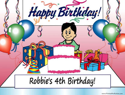 Birthday Party, Boy - NTT Personalized Snow Globe