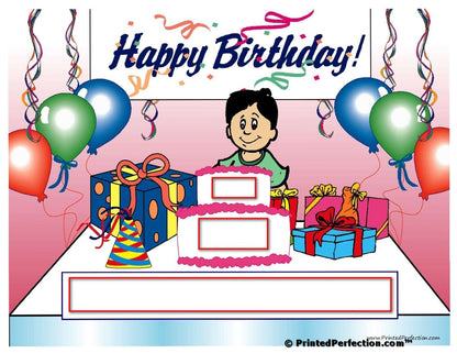 Birthday Party, Boy - NTT Personalized Snow Globe