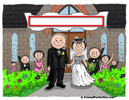 Wedding, Outside - Friendly Folks Personalized Snow Globe