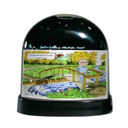 Grandfather - Friendly Folks Personalized Snow Globe