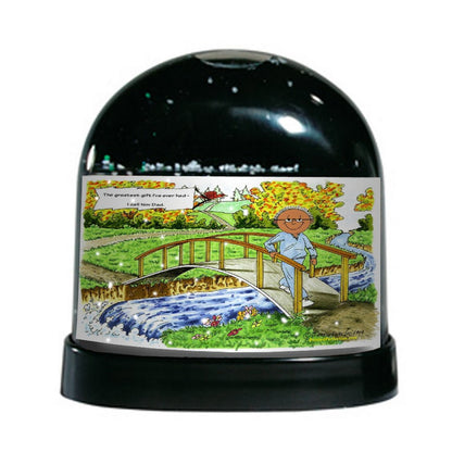 Grandfather - Friendly Folks Personalized Snow Globe