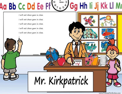 School Teacher - Elementary & Primary School, Male - NTT Personalized Snow Globe