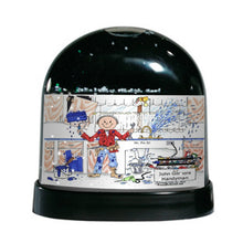 Handyman, Contractor, Carpenter - Friendly Folks Personalized Snow Globe