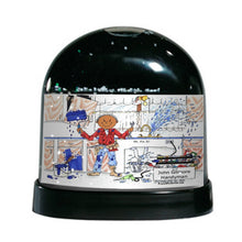 Handyman, Contractor, Carpenter - Friendly Folks Personalized Snow Globe