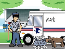 Postal Carrier, Male - NTT  Personalized Snow Globe