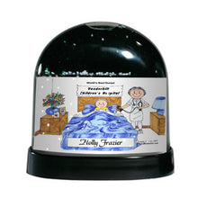 Nurse, Female with Child Patient - Friendly Folks Personalized Snow Globe