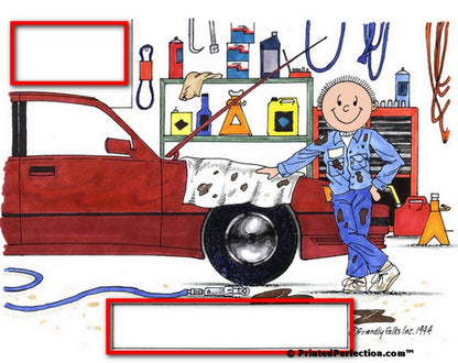 Auto Mechanic, Male - Friendly Folks Personalized Snow Globe