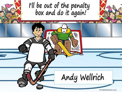 Ice Hockey Player - NTT Personalized Snow Globe