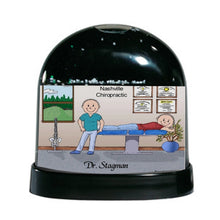 Chiropractor, Male - Friendly Folks Personalized Snow Globe