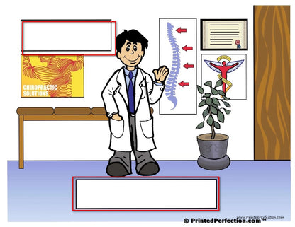 Chiropractor, Male - NTT Personalized Snow Globe