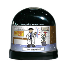 Chiropractor, Male - NTT Personalized Snow Globe