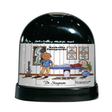 Chiropractor, Male - Friendly Folks Personalized Snow Globe