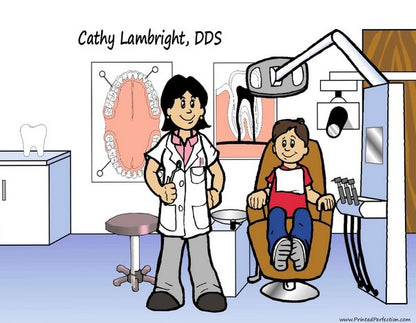 Dentist, Female - NTT Personalized Snow Globe