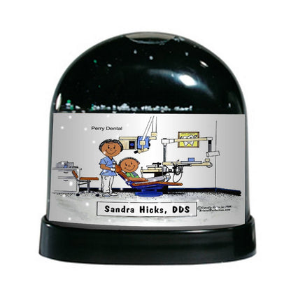 Dentist, Female - Friendly Folks Personalized Snow Globe