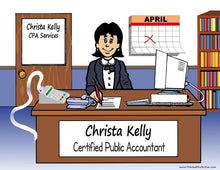 Accountant, Bookkeeper, Female - NTT Personalized Snow Globe